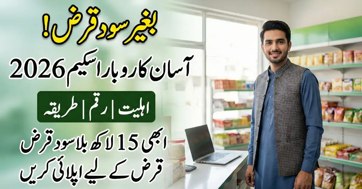 CM Punjab Asaan Karobar Scheme 2026 Interest-Free Loans for SMEs