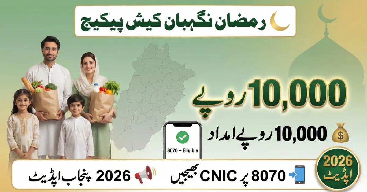 Ramzan Nigahban 10000 Cash Package 2026 – Who Can Get Rs 10,000 in Punjab